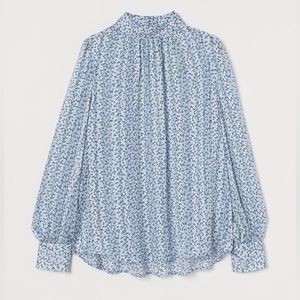 H&M floral print blouse